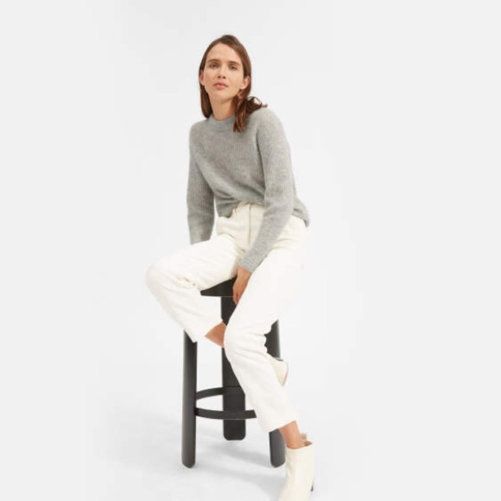 Everlane Oversized Alpaca Crew Sweater LIKE NEW